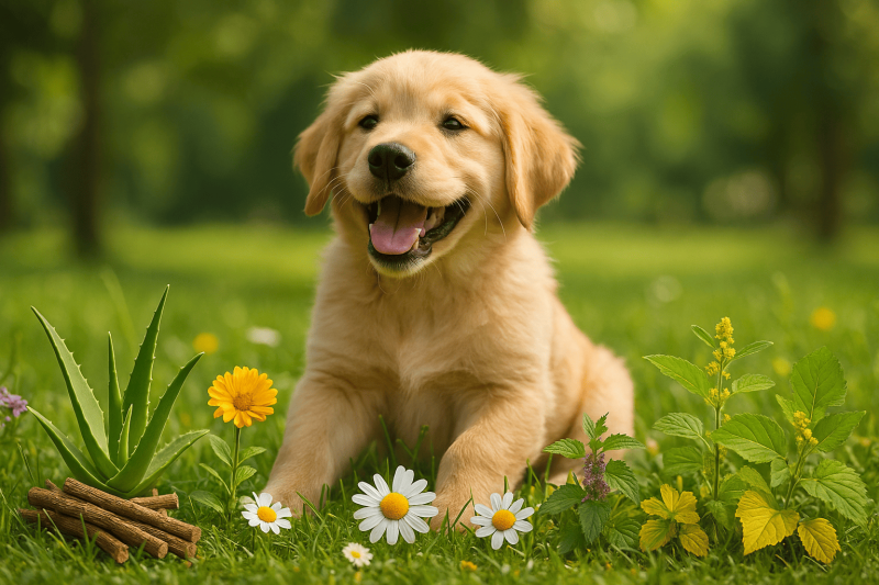 🌿 Best Herbs for Dogs With Allergies: Natural Relief for Itchy Pets